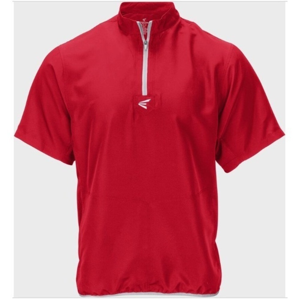Easton Alpha Cage Jacket SS Mens Small Red New A167512RDS Short Sleeve Pullover